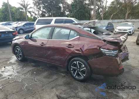 2025 Nissan Sentra Sv из США, поврежденный, VIN 3N1AB8CV3SY280030